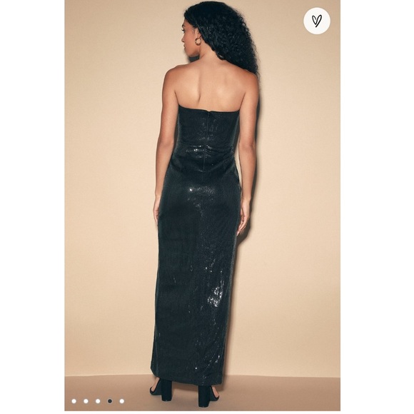 Lulus Glam City Sequin Strapless Maxi Dress - Picture 3 of 16
